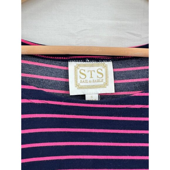 STS Sail to Sable Dress Womens Size S Normcore Dark Academia Retro Nautical - Picture 6 of 9